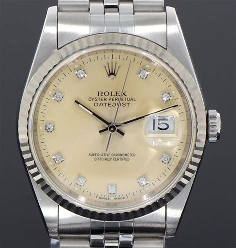 rolex datejust 16234 steel|Rolex 16234 for sale.